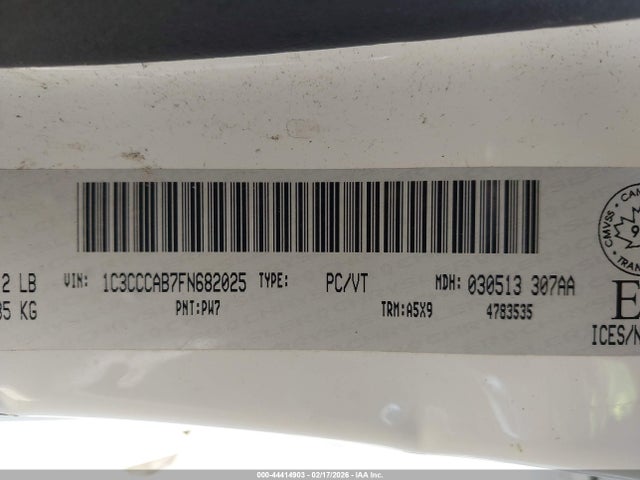 Aukcja sprzedaży 2015 Chrysler 200 Limited, vin: 1C3CCCAB7FN682025, numer aukcji: 44414903