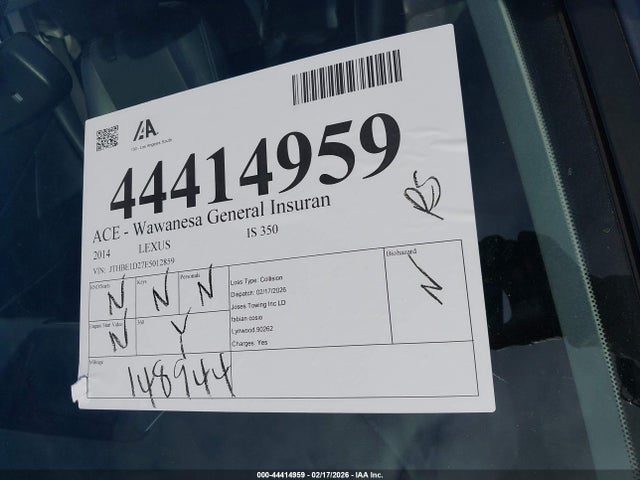 Lexus IS 350 2014 JTHBE1D27E5012859 Image 17
