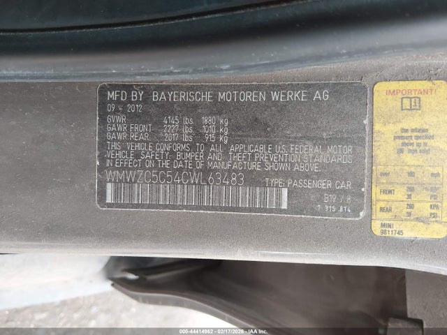 2012 MINI COOPER S COUNTRYMAN WMWZC5C54CWL63483 Photo 8