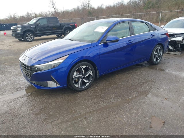 2023 Hyundai Elantra Hybrid Limited მანქანა იყიდება აუქციონზე, vin: KMHLN4AJXPU043367, აუქციონის ნომერი: 44415021