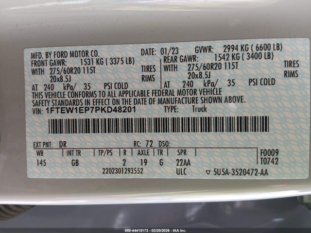 Ford F-150 Xl 2023 1FTEW1EP7PKD48201 Image 9