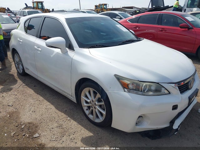 2012 LEXUS CT 200H JTHKD5BHXC2058024
