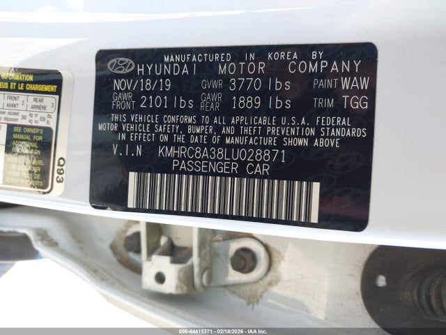 Hyundai Venue Sel 2020 KMHRC8A38LU028871 Image 9