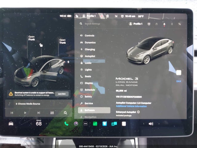 2019 TESLA MODEL 3 5YJ3E1EB0KF208561 Photo 6