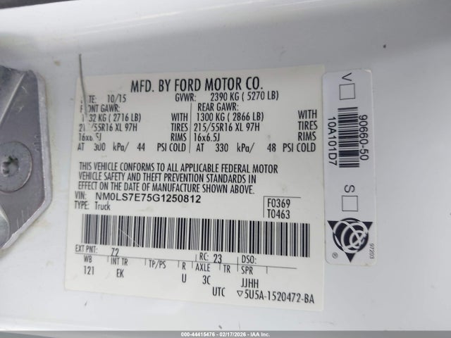 Ford Transit Connect Xl 2016 NM0LS7E75G1250812 Image 9