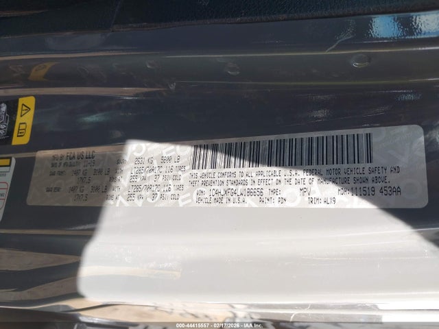 Продажа на аукционе авто 2020 Jeep Wrangler Unlimited Rubicon 4x4, vin: 1C4HJXFG4LW186656, номер лота: 44415557