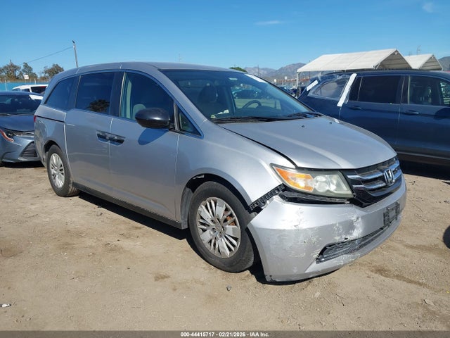 Auction sale of the 2014 Honda Odyssey Lx, vin: 5FNRL5H24EB045999, lot number: 44415717