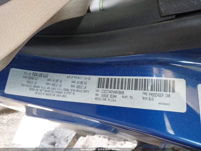 44415796 :رقم المزاد ، 1C3CCCAB7HN509608 vin ، 2017 Chrysler 200 Limited Platinum مزاد بيع