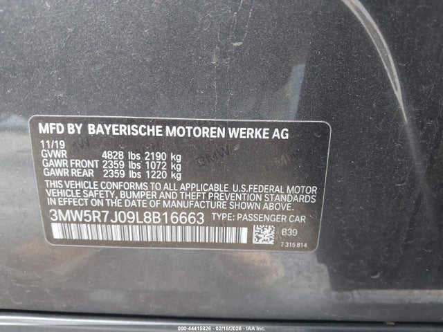 2020 BMW 330I 3MW5R7J09L8B16663 Photo 8