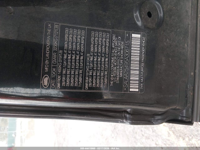 2005 LAND ROVER LR3 SALAA25495A306715 Photo 8