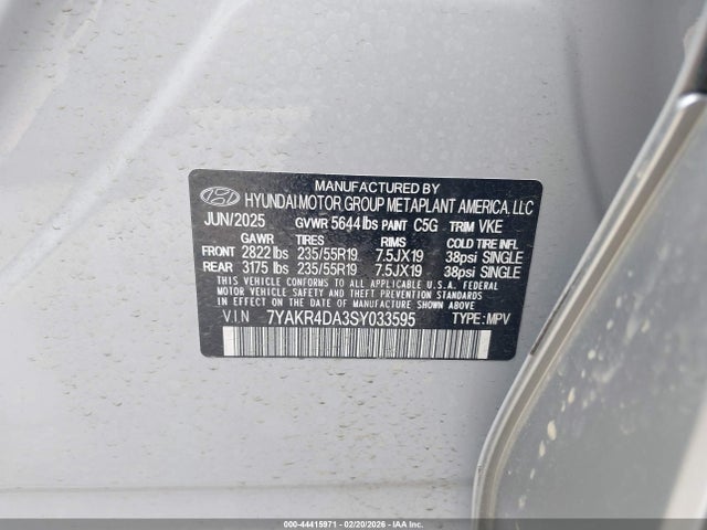 Hyundai Ioniq 5 Limited 2025 7YAKR4DA3SY033595 Image 9