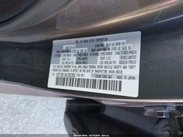 2019 MAZDA CX-9 JM3TCBEY8K0300359 Photo 8