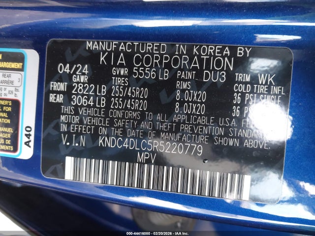 KIA Ev6 Gt-line 2024 KNDC4DLC5R5220779 Image 9