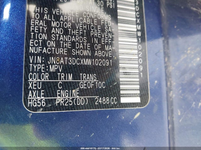 2021 NISSAN ROGUE JN8AT3DCXMW102091 Photo 8