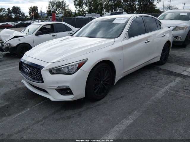 2019 Infiniti Q50 3.0t Luxe მანქანა იყიდება აუქციონზე, vin: JN1EV7AR1KM592536, აუქციონის ნომერი: 44416291