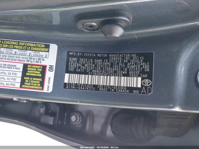 2T1BURHE6FC403299 Toyota Corolla