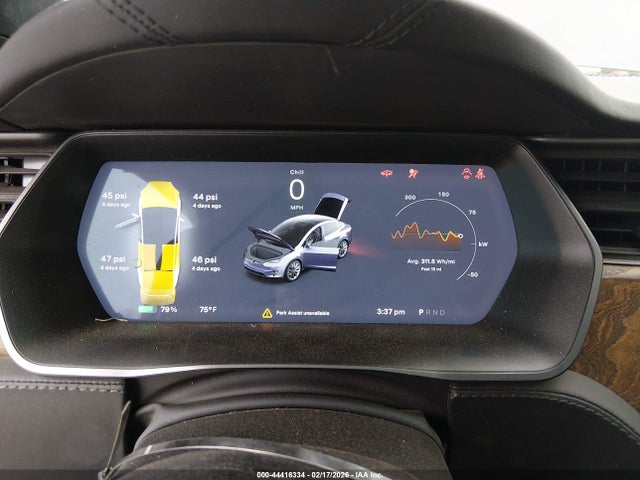 44416334 :رقم المزاد ، 5YJXCDE20KF180897 vin ، 2019 Tesla Model X 100d/75d/long Range/standard Range مزاد بيع