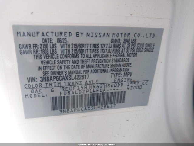 3N8AP6CAXSL422617 Nissan Kicks Sv Fwd