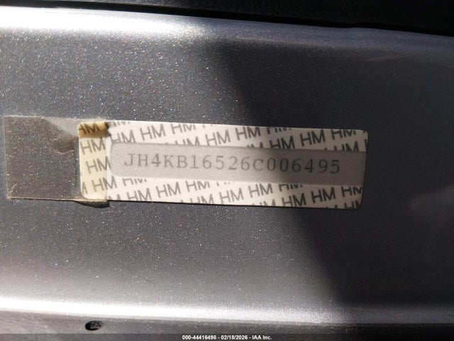 Aukcja sprzedaży 2006 Acura Rl 3.5, vin: JH4KB16526C006495, numer aukcji: 44416498