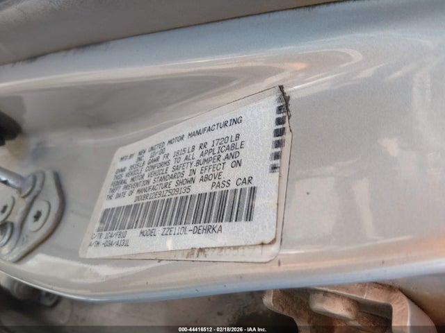 2001 TOYOTA COROLLA 1NXBR12E91Z509135 Photo 8