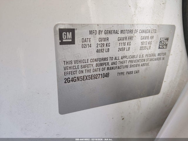 Buick Regal Turbo/e-assist Premium I 2014 2G4GN5EX5E9271048 Image 9