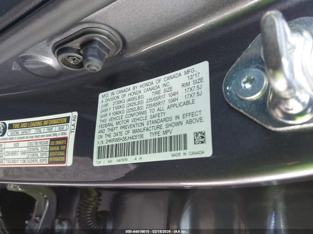 2HKRW5H38JH405156 Honda CR-V LX