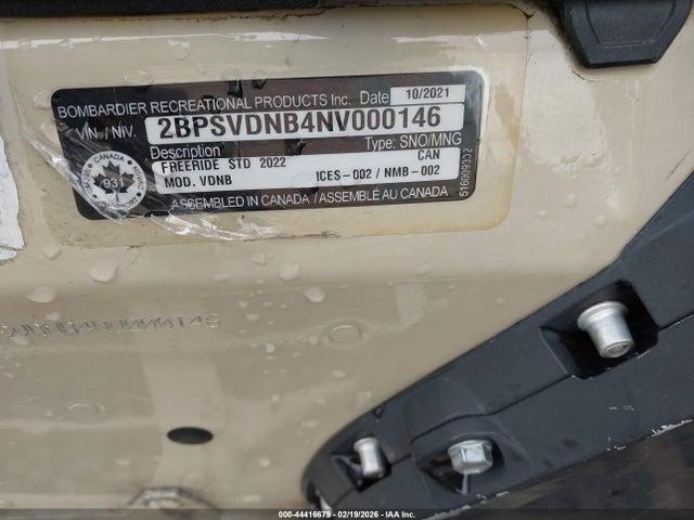 Ski-Doo Freeride 2022 2BPSVDNB4NV000146 Image 9