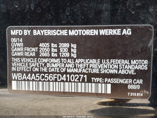 2015 BMW 428 GRAN COUPE WBA4A5C56FD410271 Photo 8