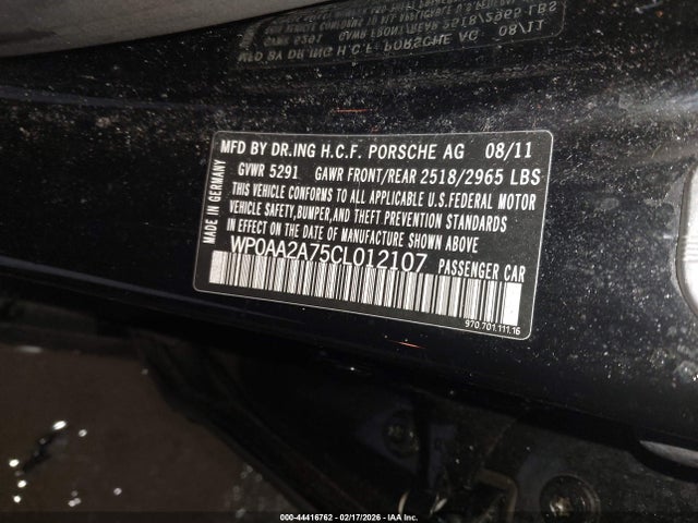 2012 PORSCHE PANAMERA WP0AA2A75CL012107 Photo 8