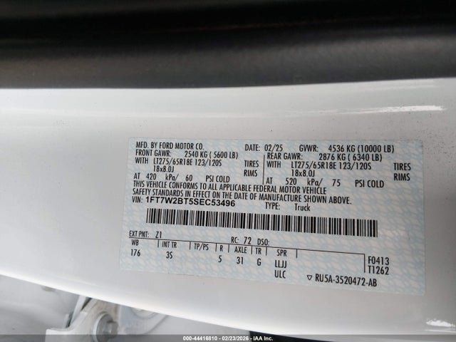 Ford F-250 Xlt 2025 1FT7W2BT5SEC53496 Image 4