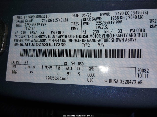 5LMTJ5DZ5SUL17339 Lincoln Corsair Grand Touring