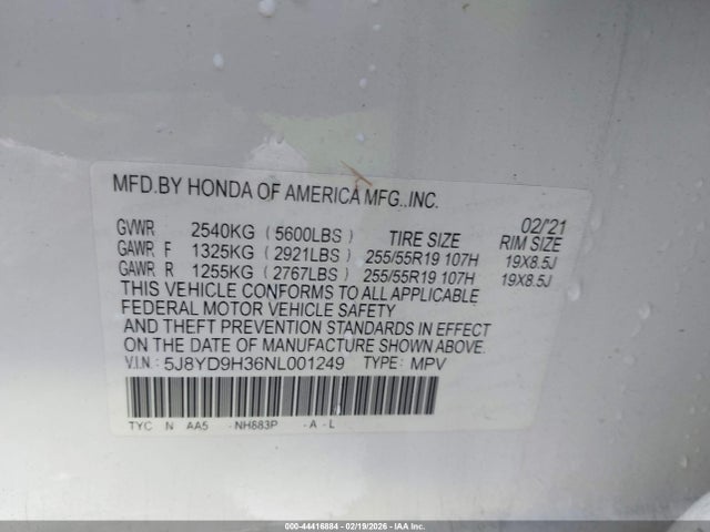 2022 ACURA MDX 5J8YD9H36NL001249 Photo 8