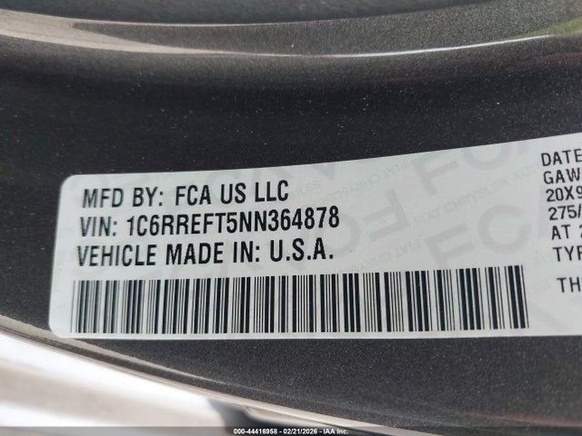 2022 RAM 1500 1C6RREFT5NN364878 Photo 8