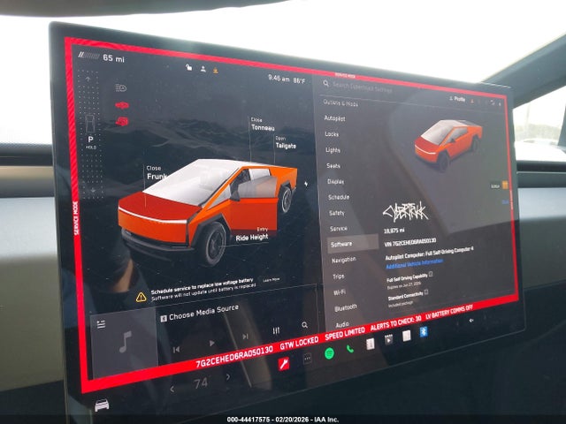 2024 Tesla Cybertruck All-wheel Drive მანქანა იყიდება აუქციონზე, vin: 7G2CEHED6RA050130, აუქციონის ნომერი: 44417575
