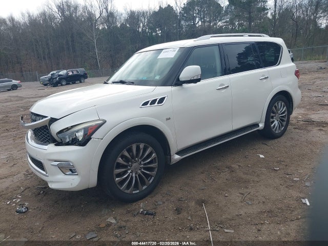44417720 :رقم المزاد ، JN8AZ2NF1H9640801 vin ، 2017 Infiniti Qx80 مزاد بيع