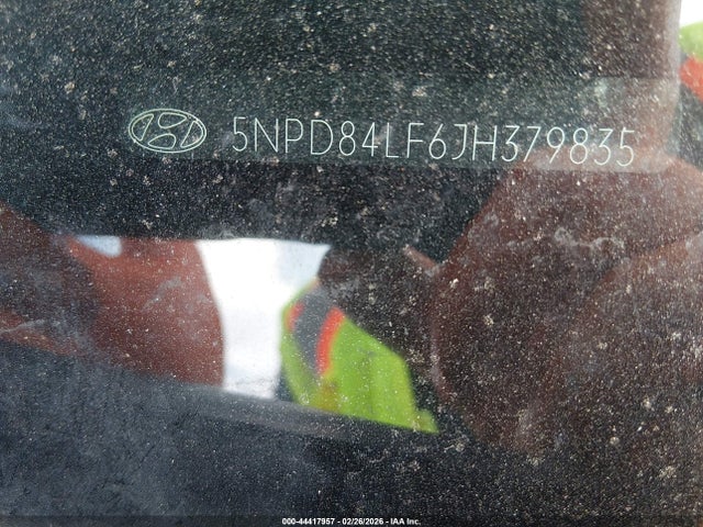 5NPD84LF6JH379835 Hyundai ELANTRA SEL