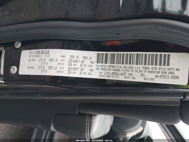 1C4PJLAB5GW114077 Jeep Cherokee Sport