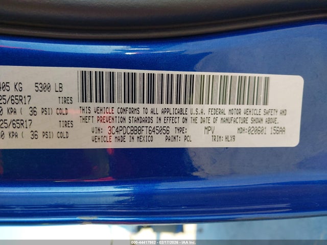 2015 DODGE JOURNEY 3C4PDCBB8FT645056 Photo 8