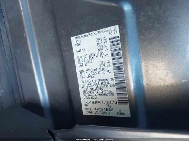 2021 NISSAN ROGUE 5N1AT3BB0MC773370 Photo 8