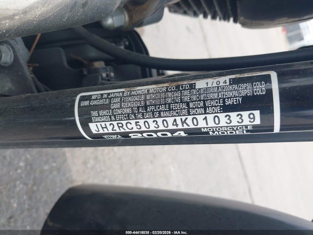 2004 HONDA VT750 JH2RC50304K010339 Photo 9