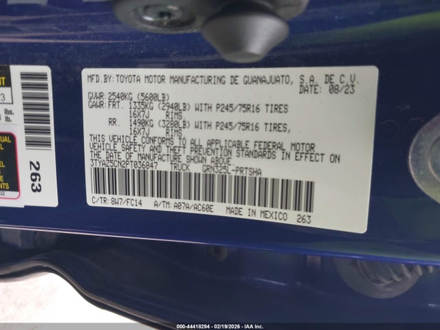 3TYAZ5CN2PT036847 Toyota Tacoma Sr5 V6