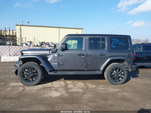 44418340 :رقم المزاد ، 1C4JJXP61PW555888 vin ، 2023 Jeep Wrangler 4xe Sahara 4x4 مزاد بيع