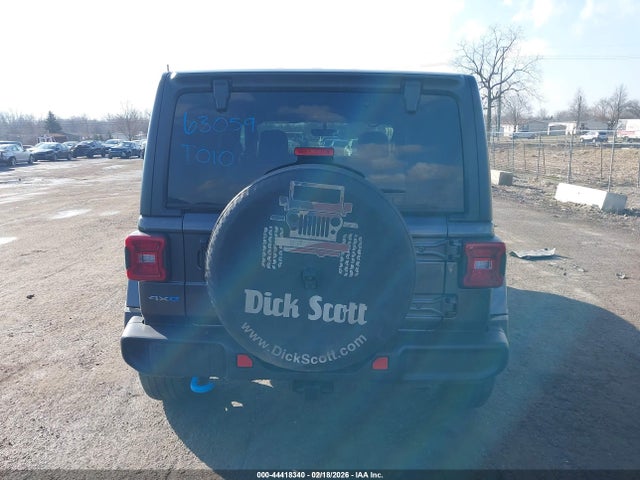44418340 :رقم المزاد ، 1C4JJXP61PW555888 vin ، 2023 Jeep Wrangler 4xe Sahara 4x4 مزاد بيع
