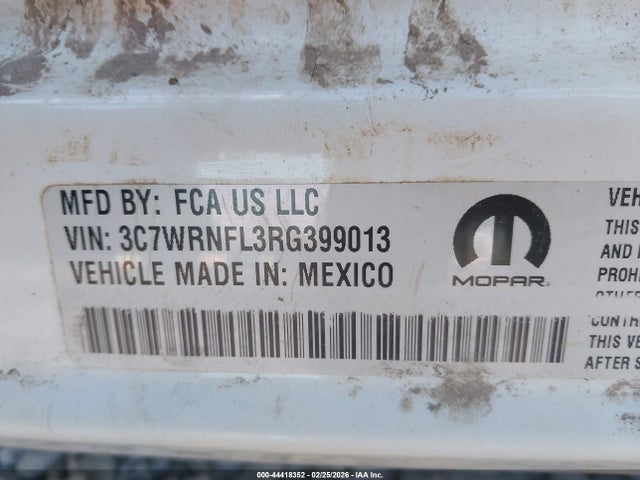 Aukcja sprzedaży 2024 Ram 5500 Chassis Tradesman/slt/laramie/limited, vin: 3C7WRNFL3RG399013, numer aukcji: 44418352
