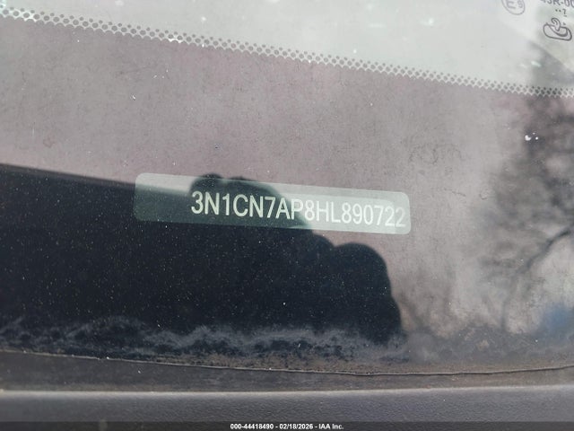 3N1CN7AP8HL890722 Nissan Versa 1.6 Sv