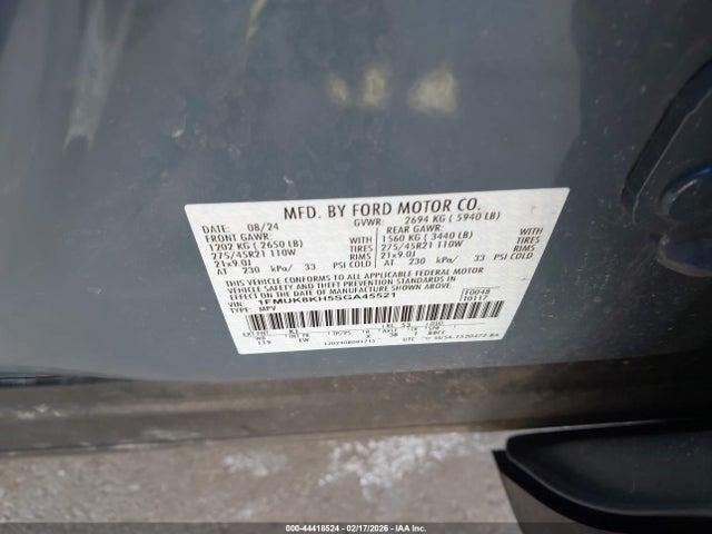 2025 FORD EXPLORER 1FMUK8KH5SGA45521 Photo 8