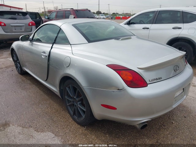 Aukcja sprzedaży 2002 Lexus Sc 430, vin: JTHFN48Y920003753, numer aukcji: 44418693