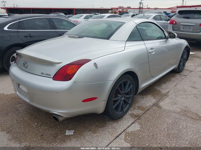 Aukcja sprzedaży 2002 Lexus Sc 430, vin: JTHFN48Y920003753, numer aukcji: 44418693