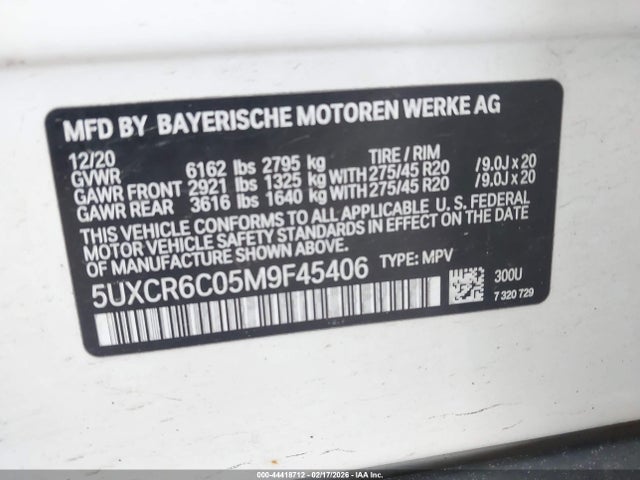 5UXCR6C05M9F45406 BMW X5 Xdrive40i