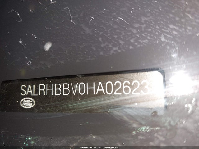 SALRHBBV0HA026231 Land Rover Discovery Hse Luxury